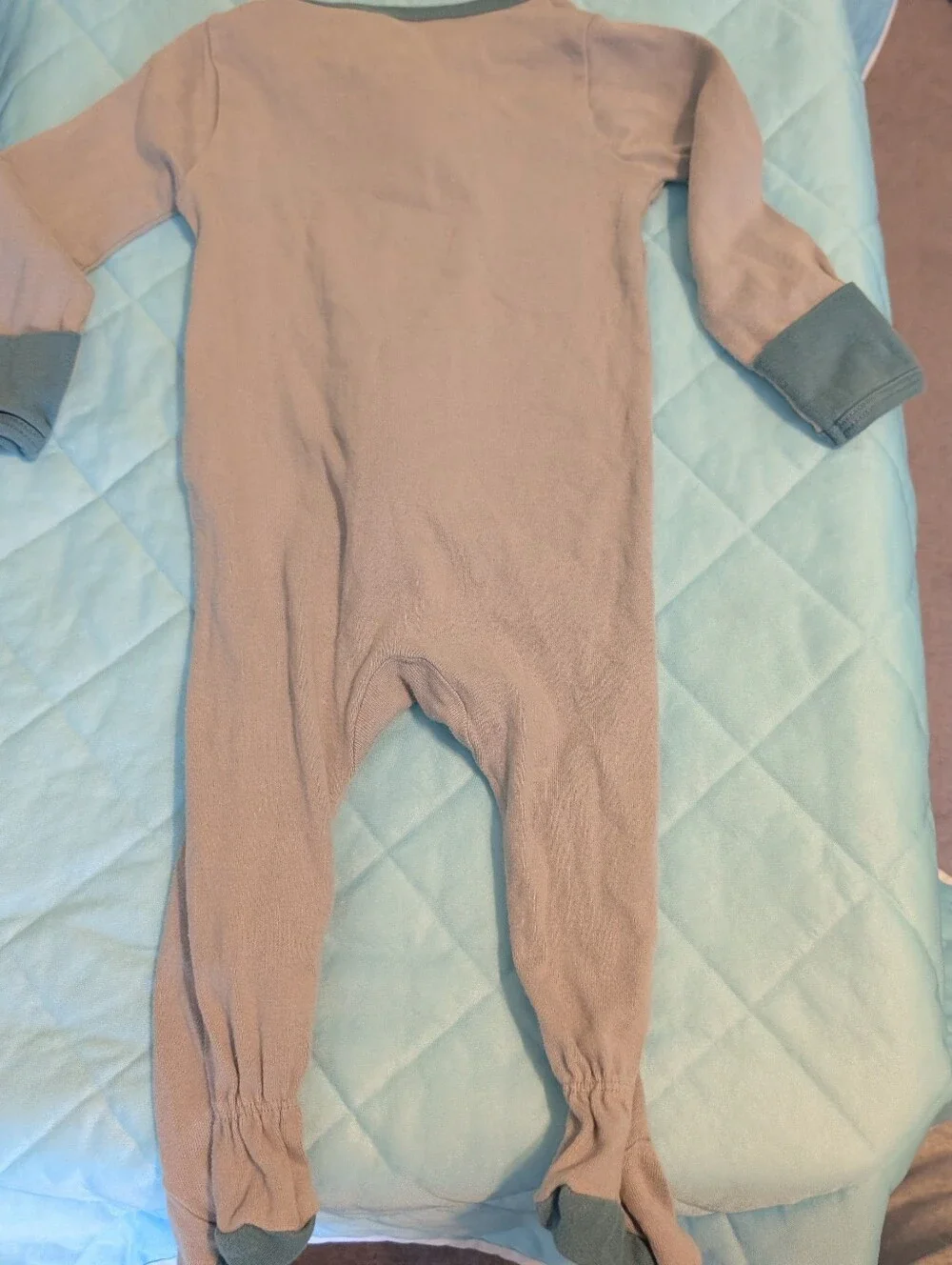 Cloud Island Space Stars Moons Footies Zipper Pajamas 6-9 Month
